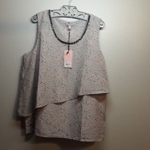 Juicy Couture Tiered Top NWT